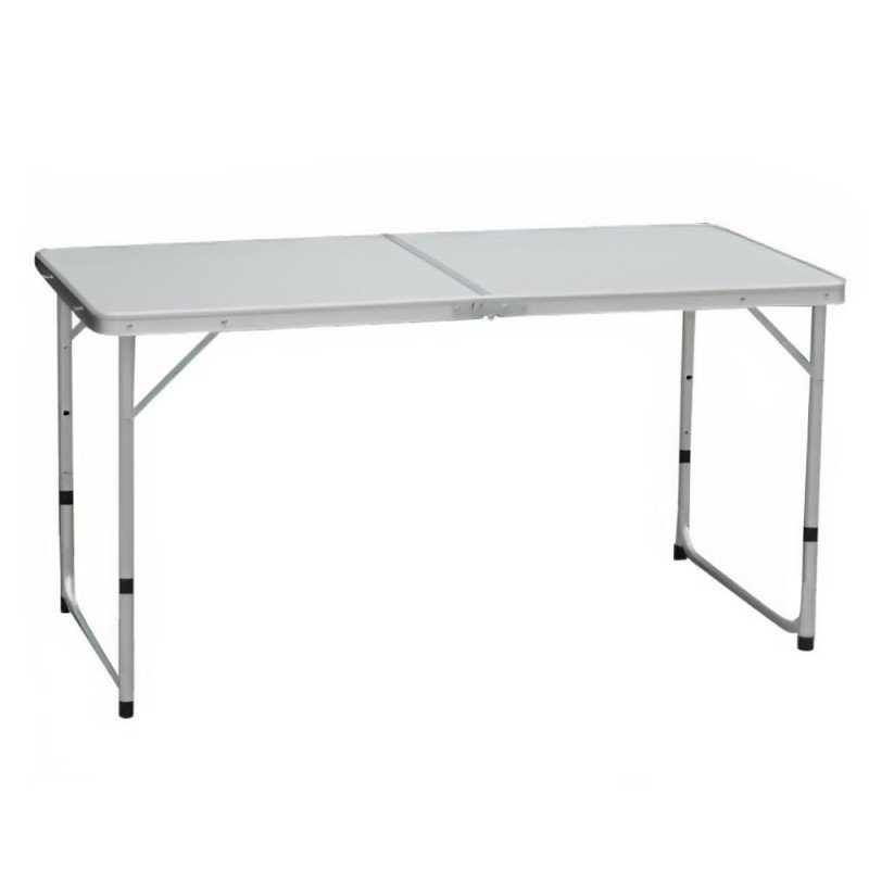 Kondela Skladací kempingový stôl, 120 cm, hliník/MDF, KEPI TYP 1