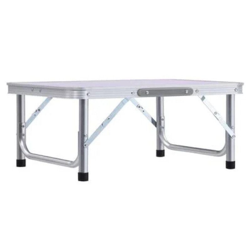 Kondela Skladací kempingový stôl, 60 cm, hliník/MDF, KEPI TYP 2