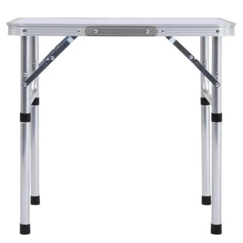 Kondela Skladací kempingový stôl, 60 cm, hliník/MDF, KEPI TYP 2