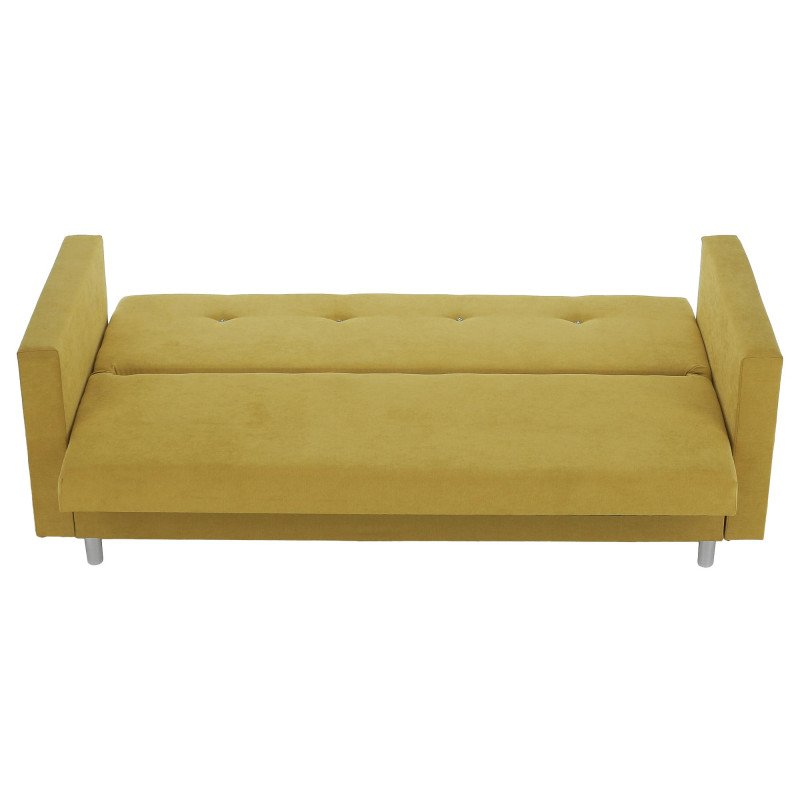 Kondela Rozkladacia pohovka, žltá, LILANA