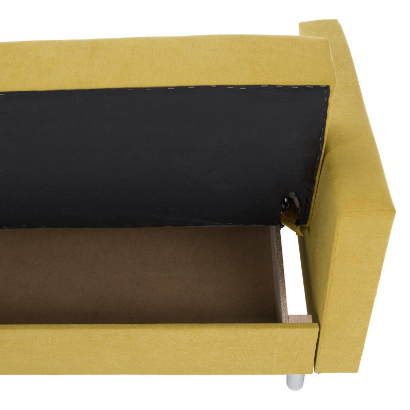 Kondela Rozkladacia pohovka, žltá, LILANA