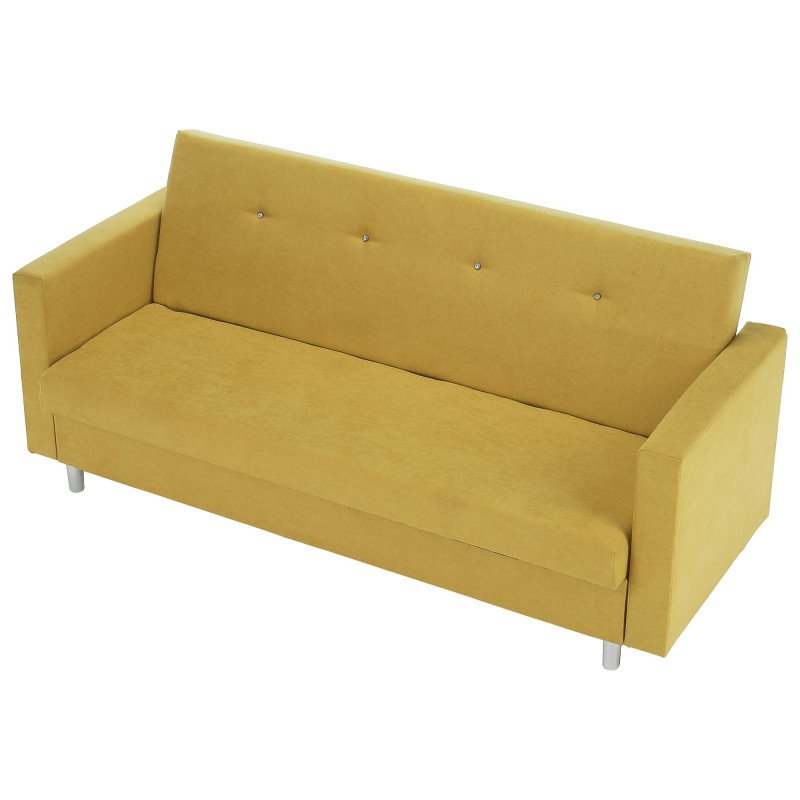 Kondela Rozkladacia pohovka, žltá, LILANA