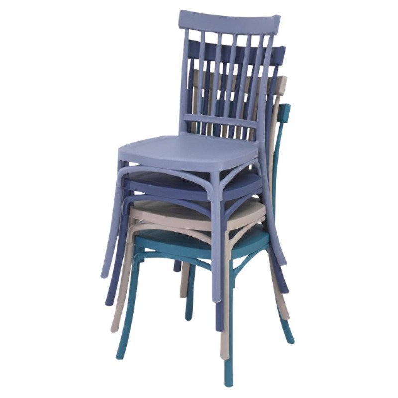 Kondela Stohovateľná stolička, sivohnedá Taupe, SAZEN