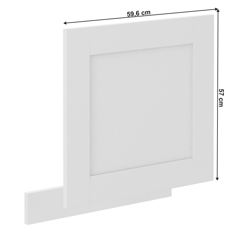 Kondela Dvierka na umývačku riadu, biela/biela, LULA ZM 570x596