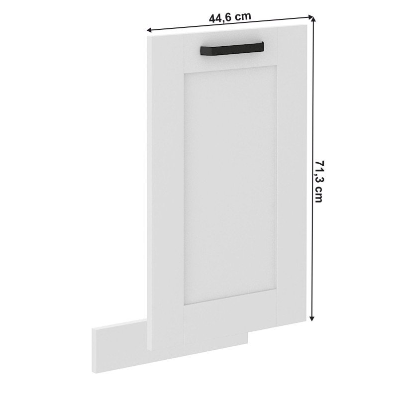 Kondela Dvierka na umývačku riadu, biela/biela, LULA ZM 713x446