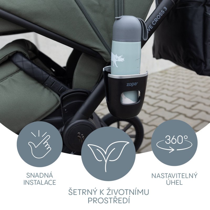 Držiak na nápoje pre kočík Ultra, Black