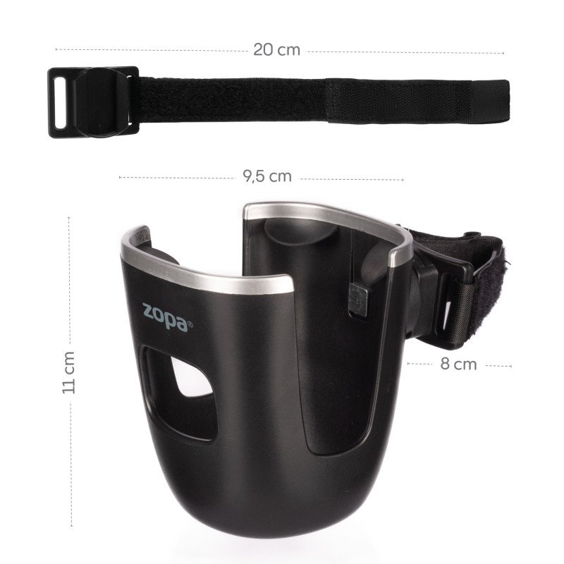 Držiak na nápoje pre kočík Ultra, Black