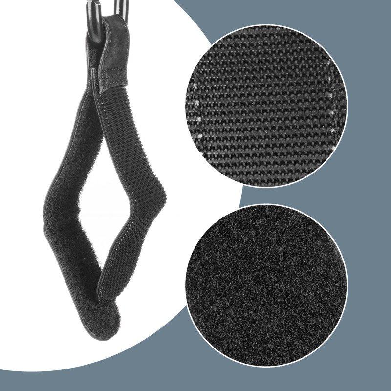 Multifunkčný popruh so sponou DELUXE 2 ks, Black