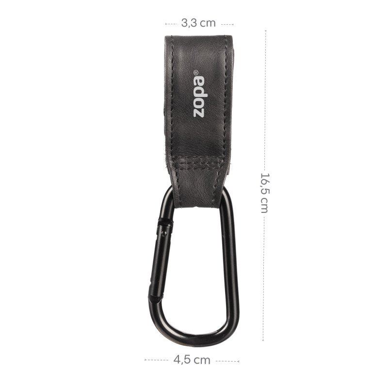 Multifunkčný popruh so sponou DELUXE 2 ks, Black