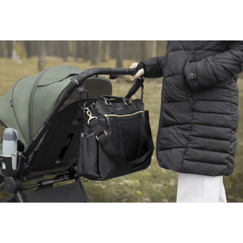 Multifunkčný popruh so sponou DELUXE 2 ks, Black