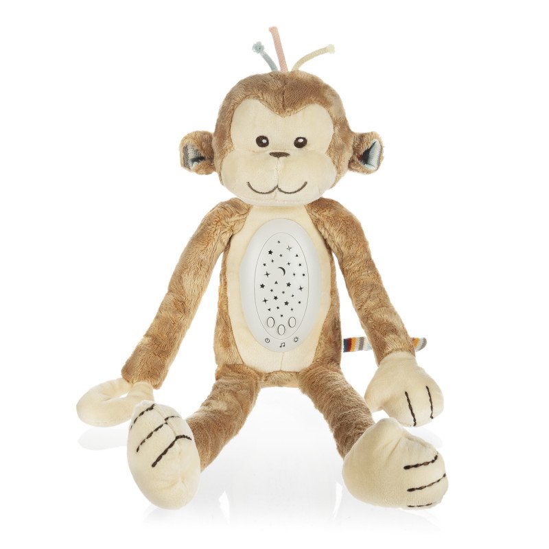 Plyšový detský spáč s projektorom a melódiami, Monkey