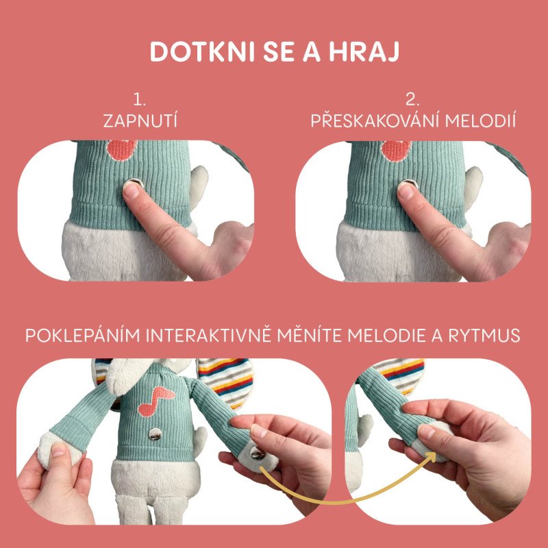 Plyšový interaktívny parťák, Elephant