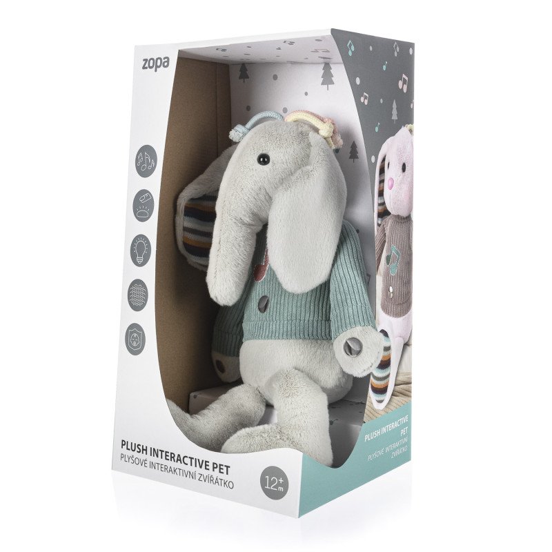 Plyšový interaktívny parťák, Elephant