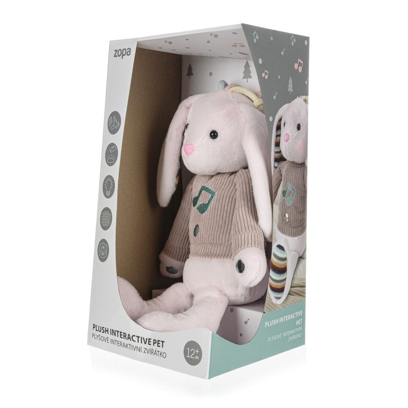 Plyšový interaktívny parťák, Rabbit