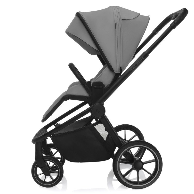 Set športový kočík Move Cross 5 + hlboká korba XL 5 + adaptéry, Shade Grey