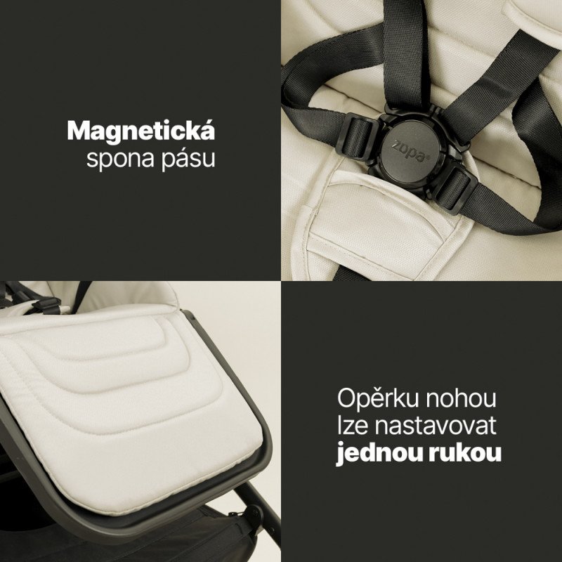 Set kočík Move Cross 5 + hlboká korba Move XL 5 + autosedačka XM podľa vlastného výberu + báza, Rocky Green