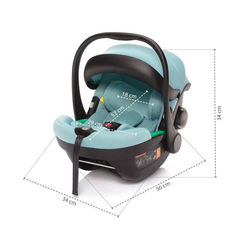 Set kočík Move Cross 5 + hlboká korba Move XL 5 + autosedačka XM podľa vlastného výberu, Rocky Green