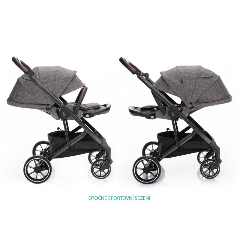 Set kočík Quest+ korba+ adaptéry, Tornado Grey/Black