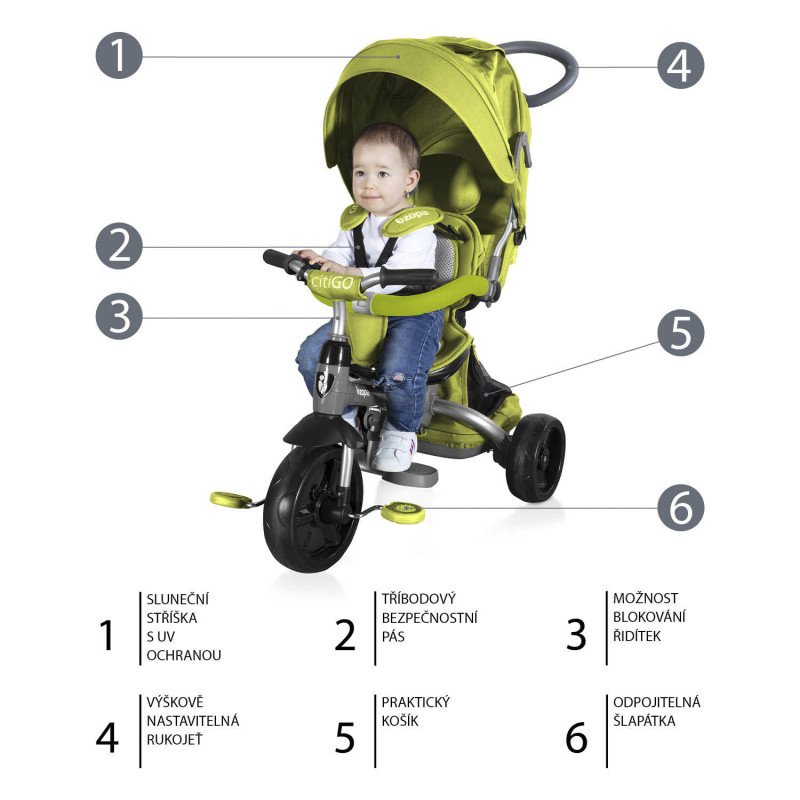 Trojkolka Citigo, Kiwi Green