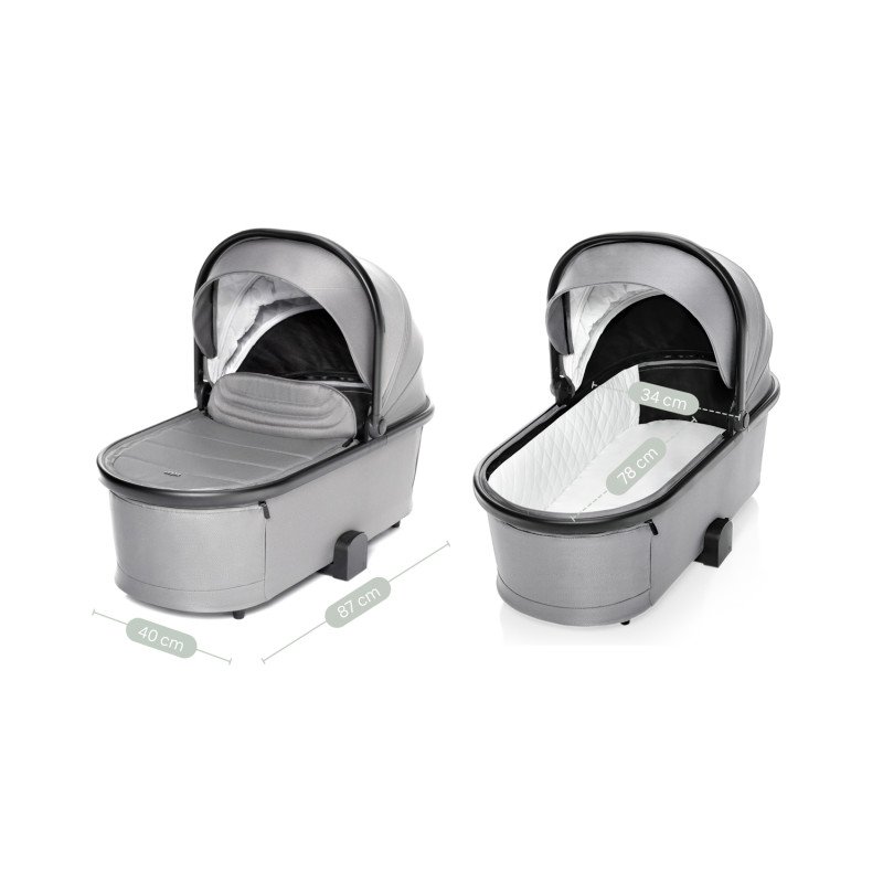 Set Športový kočík Move Cross 3 + korba XL 3 + adaptéry, All Black