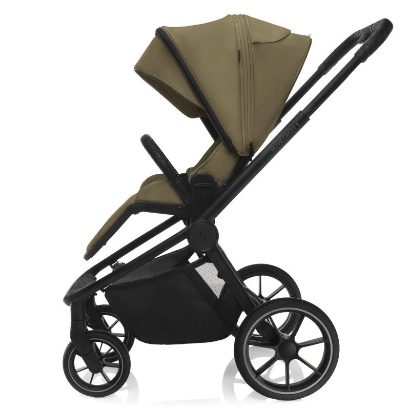 Set športový kočík Move Cross 5 + hlboká korba XL 5 + adaptéry, Toffee Brown