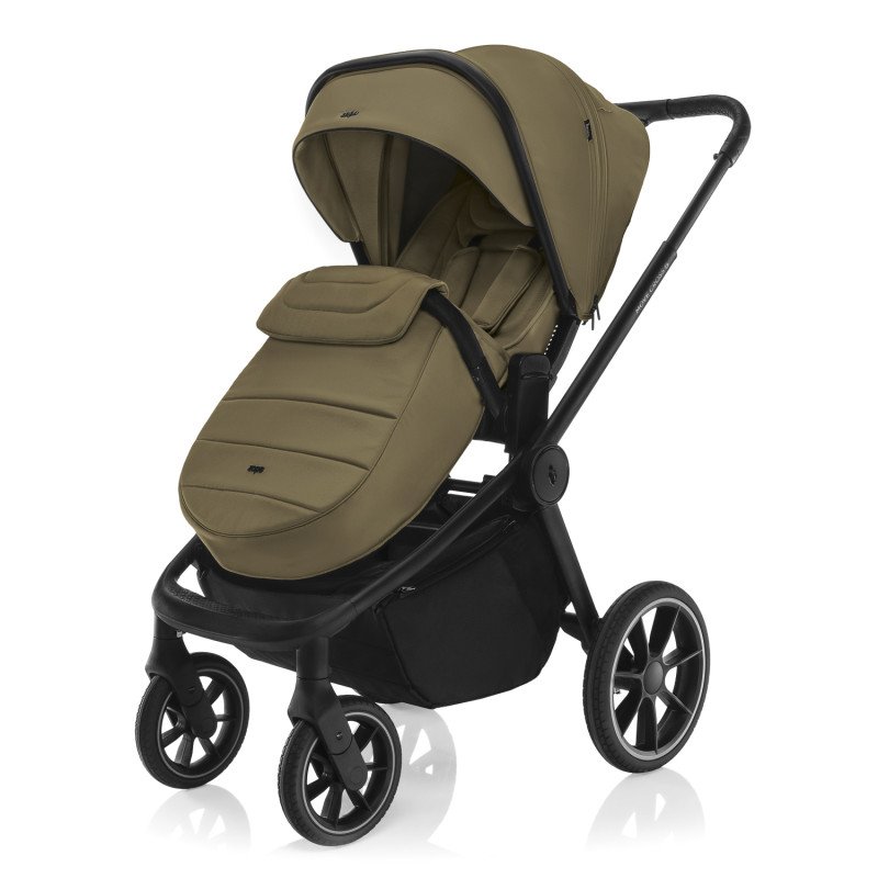 Set športový kočík Move Cross 5 + hlboká korba XL 5 + adaptéry, Toffee Brown