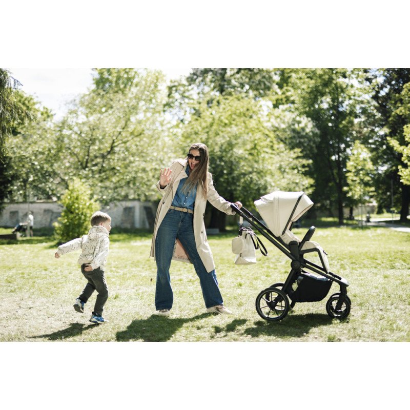 Set športový kočík Move Cross 5 + hlboká korba XL 5 + adaptéry, Toffee Brown