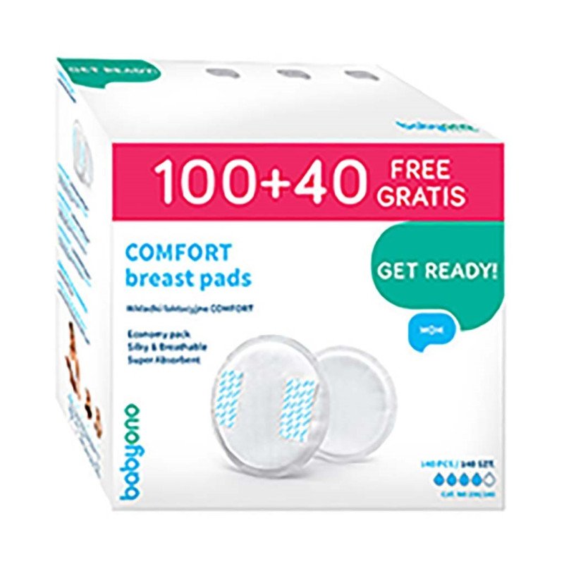 Prsné vložky Baby Ono COMFORT 100+40ks gratis