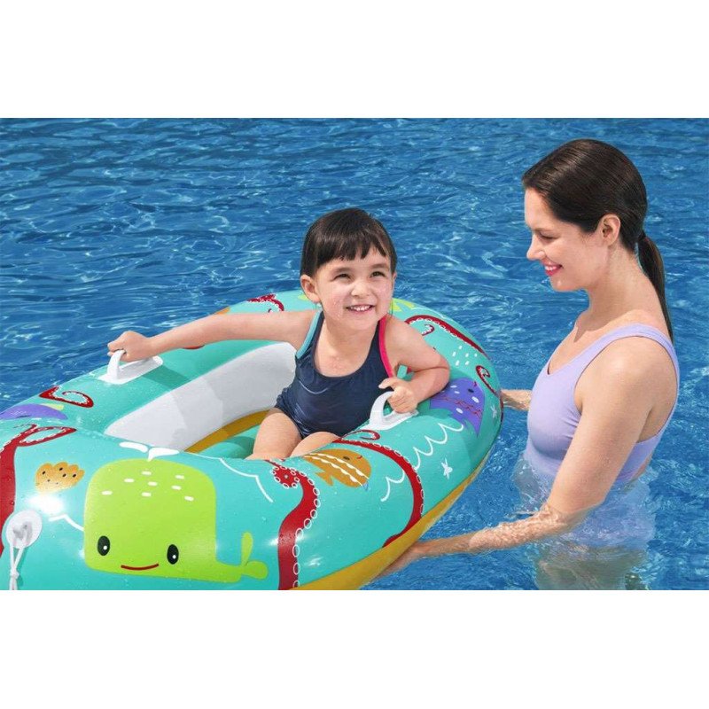 Detská nafukovacia čln Bestway Ryby 119x79 cm