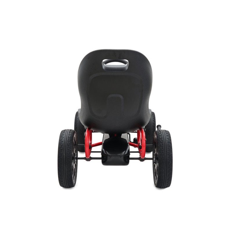 Detská šliapacia motokára Go-kart Milly Mally Abarth černá