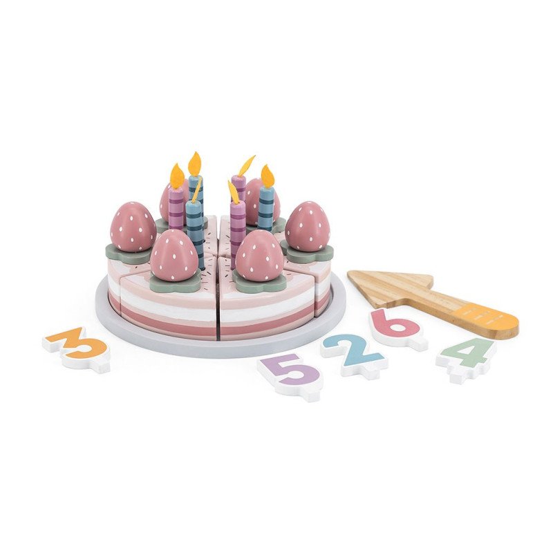 Drevená narodeninová torta Viga