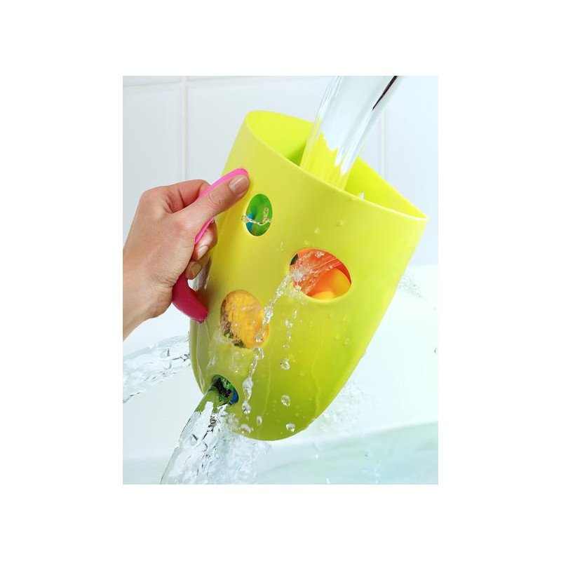 Plastový box na hračky do vane Akuku sivý