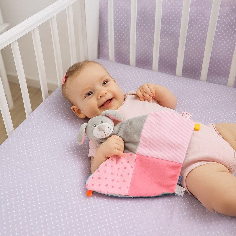 Zaspávačik Pes Baby Mix růžový