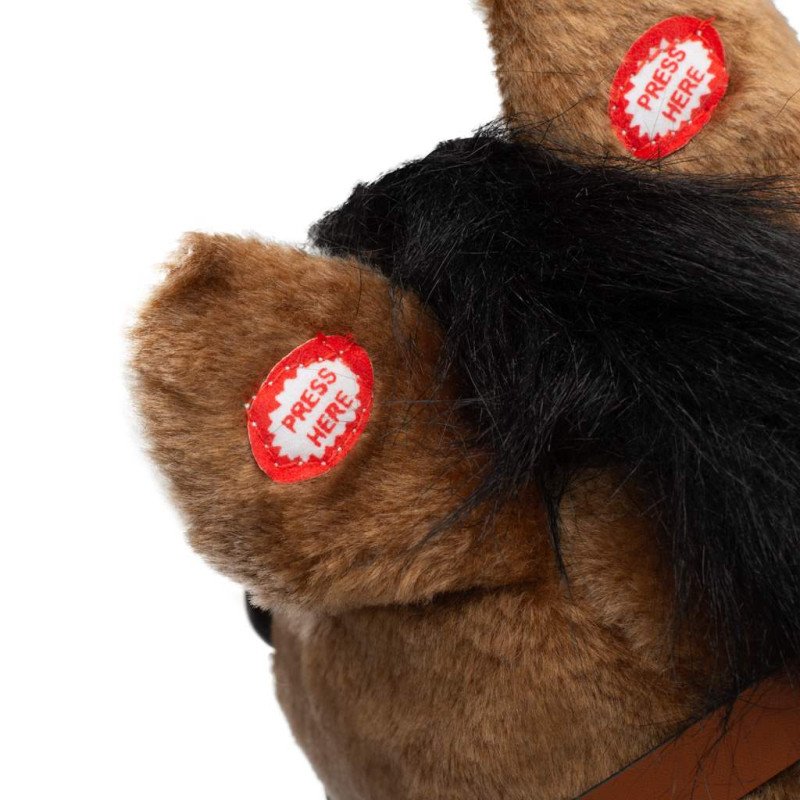 Hojdací koník s melódiou PlayTo hnedý SK+CZ