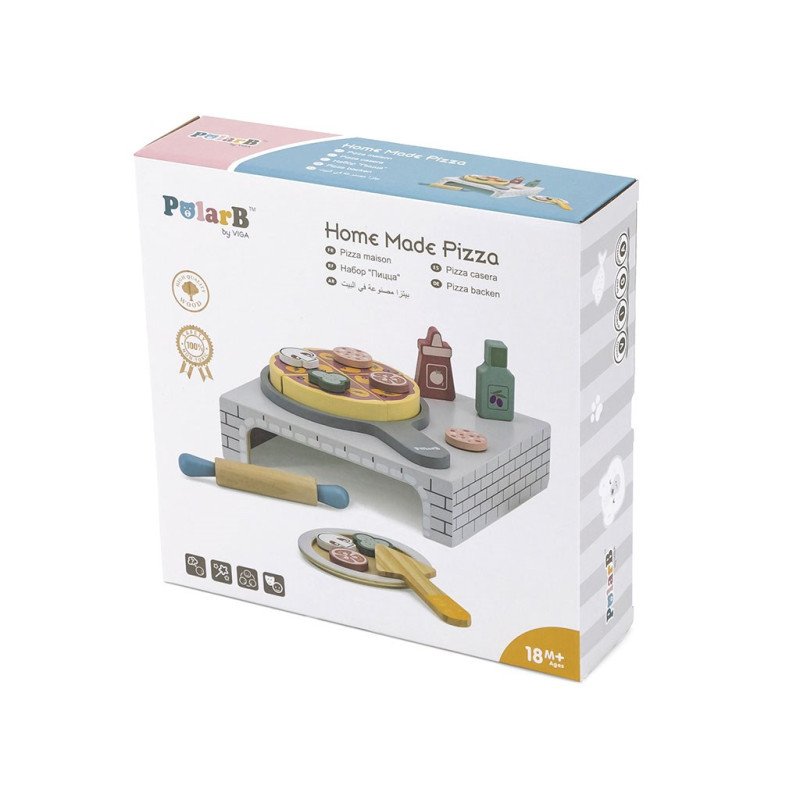 Drevená súprava na pizzu Viga