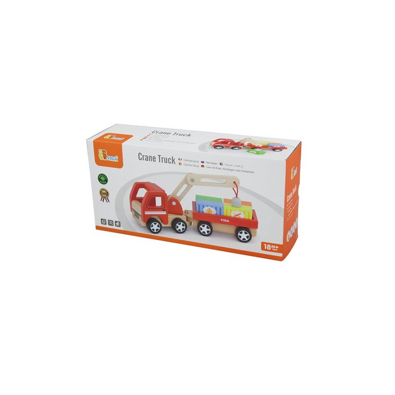 Drevený magnetický žeriav Viga