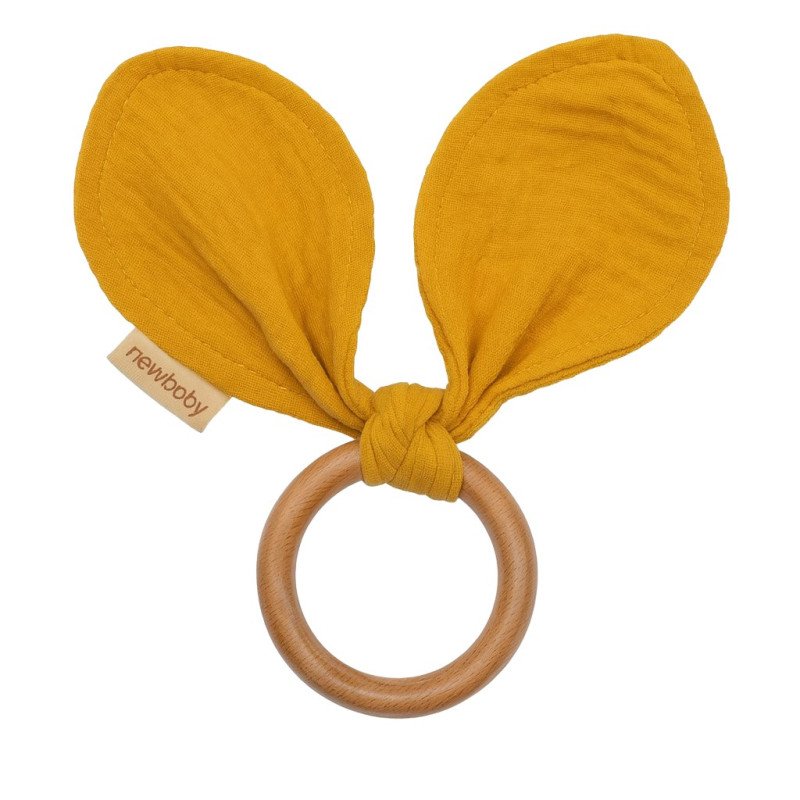 Kúsok s listami New Baby Ears mustard