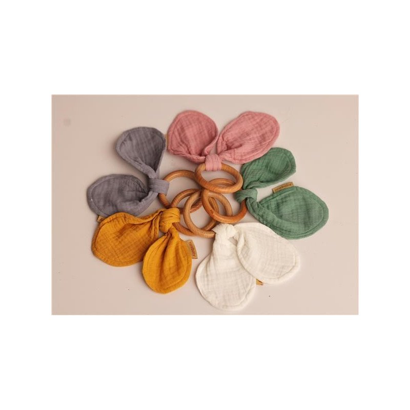 Kúsok s listami New Baby Ears mustard