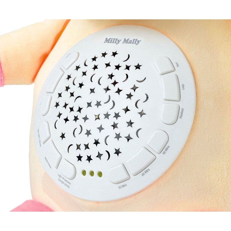 Plyšový zaspávačik jednorožec s projektorom Milly Mally