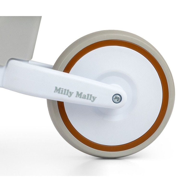 Detský balančný bicykel Milly Mally Velo Brown