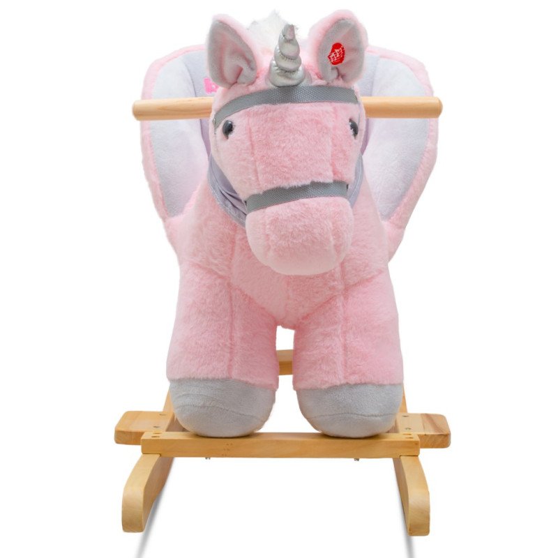 Hojdacia hračka s melódiou Baby Mix – ružový jednorožec