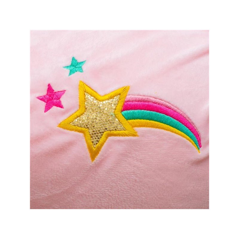 Plyšový skákací koník so zvukom Baby Mix Jednorožec