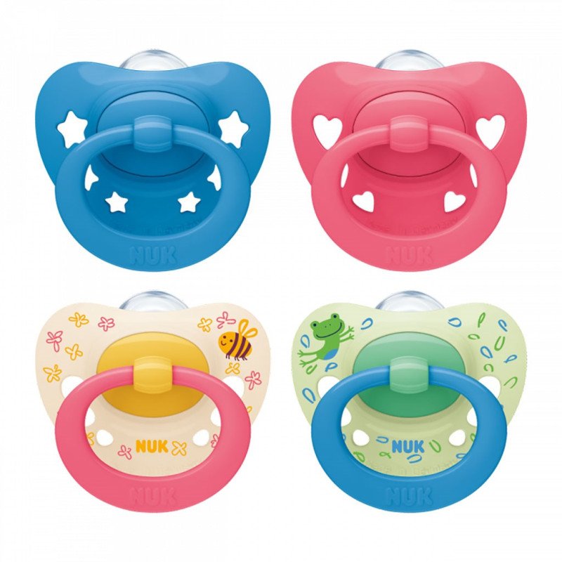 Dojčenský cumlík NUK Signature 6-18 m blue star