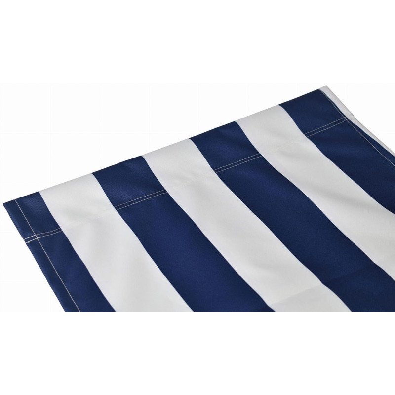 Záhradné ležadlo plážové skladacie Baby Mix modro-biele