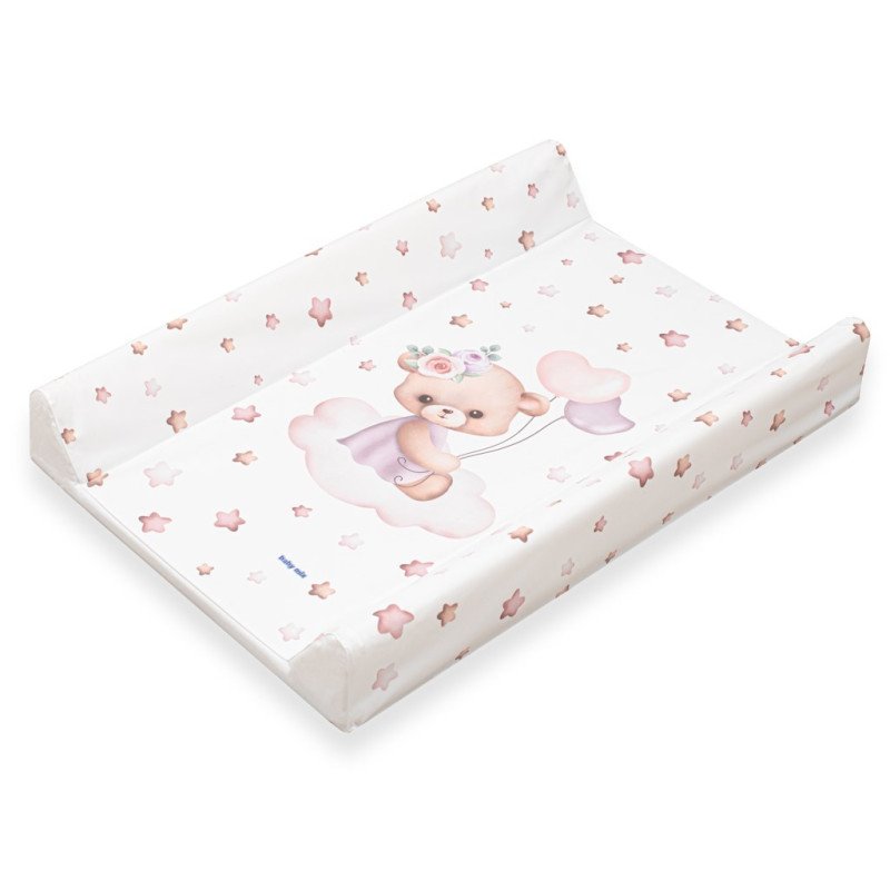 Prebaľovacia podložka Baby Mix Medvedík 47x70cm ružová
