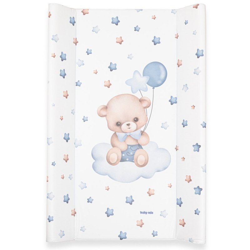 Prebaľovacia podložka Baby Mix Medvedík 47x70cm modrý