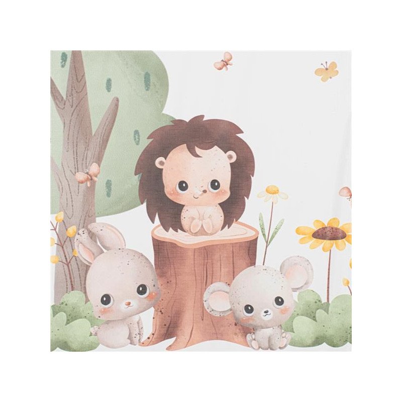 Prebaľovacia podložka Baby Mix Lesné zvieratká 47x70cm