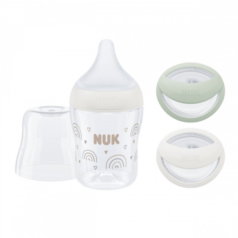 Dojčenská fľaša NUK Perfect Match Newborn Gift set 150 ml