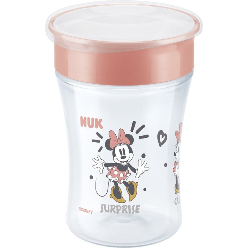 Detský hrnček Magic NUK Cup Minnie  (8+ m.) 360 °