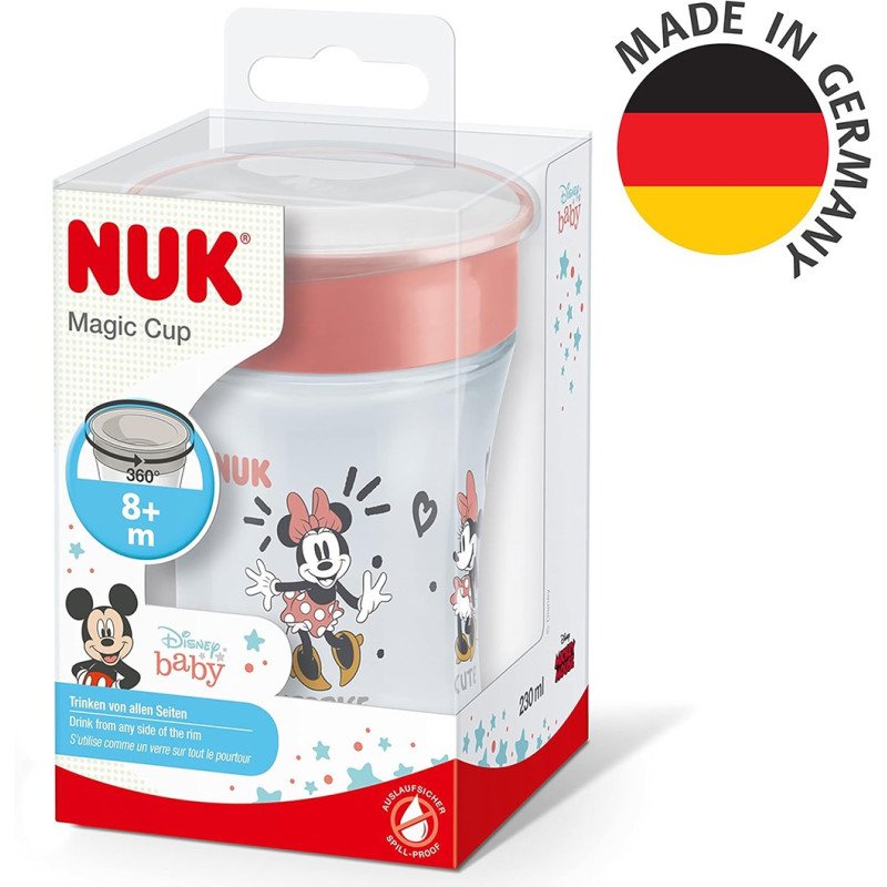 Detský hrnček Magic NUK Cup Minnie  (8+ m.) 360 °